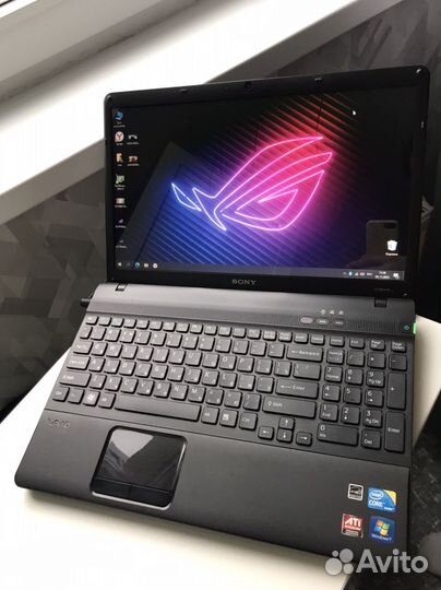 Ноутбук Sony как новенький игровой мощный