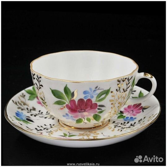 Предметы сервиза лфз золотые травки СССР