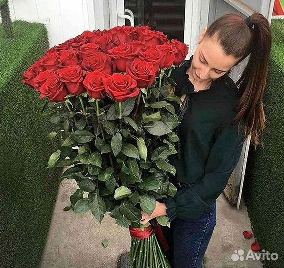 Высокие розы Гигантские розы Доставка цветов