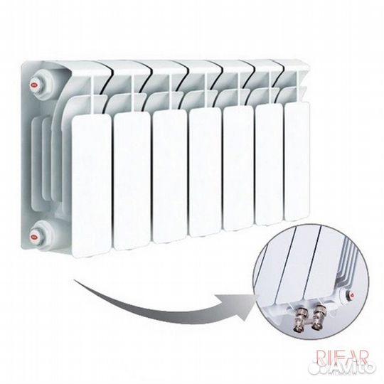 Алюминиевый секционный радиатор отопления Rifar Al