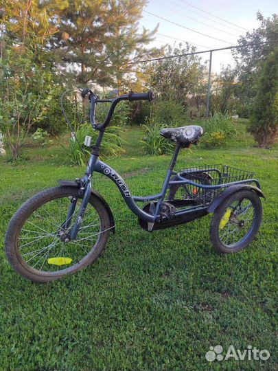 Трёхколёсный детский велосипед (грузовой)