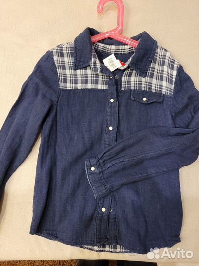 Рубашка для мальчика новая на 7-8 лет
