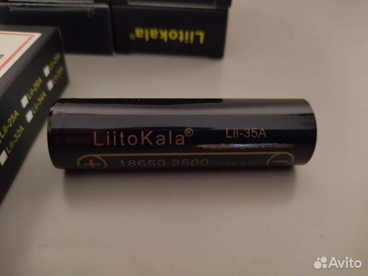 Аккумулятор 18650 Liitokala 3500/AA-2600/AAA-1000
