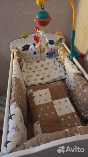 Бортики в детскую кроватку бу