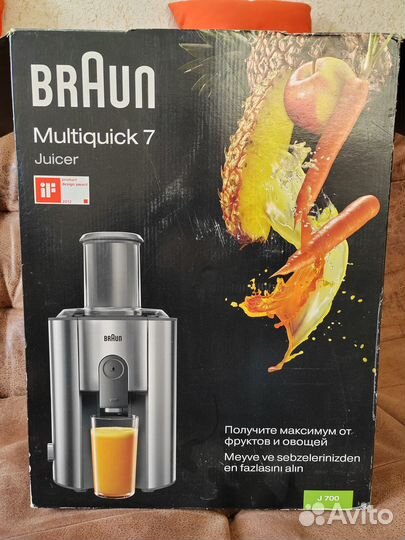 Соковыжималка Braun Multiquick 7 J700