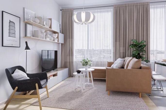 1-к. квартира, 37 м², 7/12 эт.