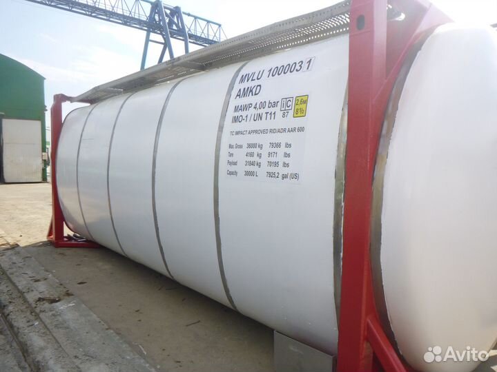 Танк-контейнер 30000(swap), Т11, с Волнорезами