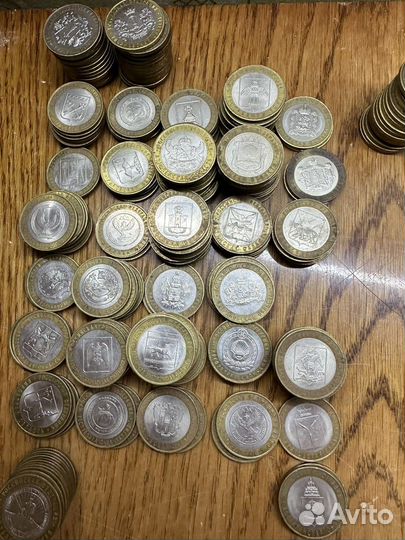 Монеты 10рублей Юбилейные Биметал