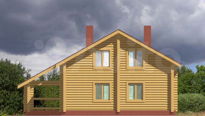 Дом 130 м² на участке 12 сот.