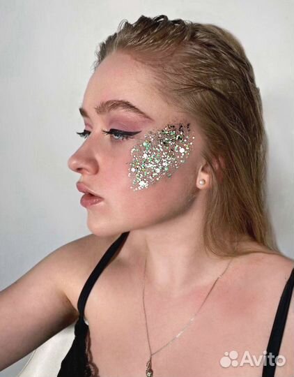 Набор блесток / глиттеров для лица, тела и волос