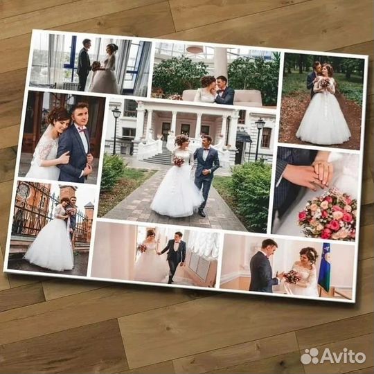 Коллаж на холсте