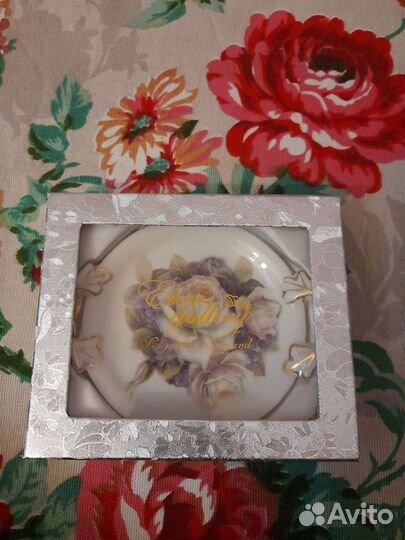 Блюдце праздничное миниатюрное