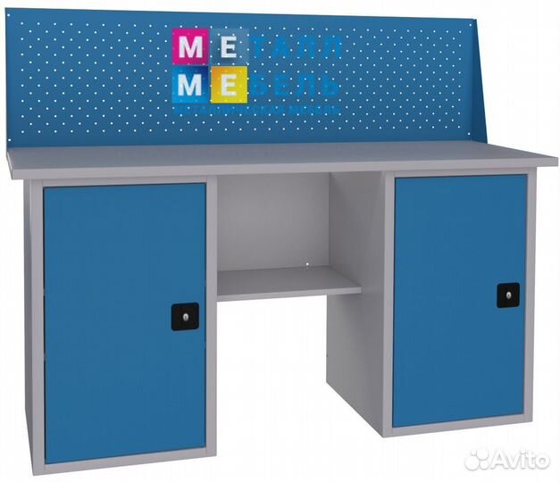 Верстак металлический 180см