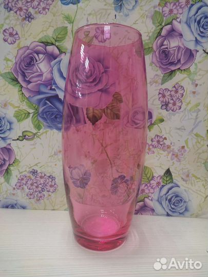 Ваза красная Икеа