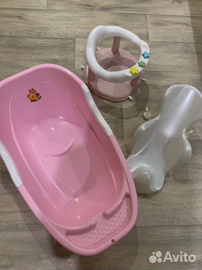 Ванночка для купания с горкой