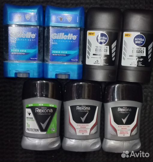 Дезодорант Nivea, Gillette, Rexona