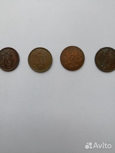 Русская-финляндия 1 пенни Хорошие (отличные)
