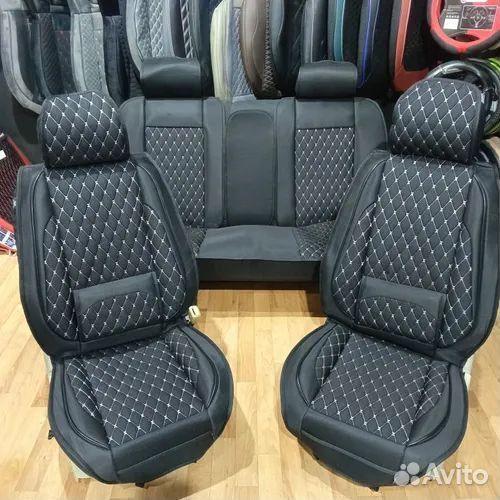 Автомобильные чехлы из Алькантары комплект