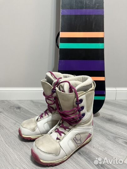 Сноуборд К2, комплект, 150см, р.38-39