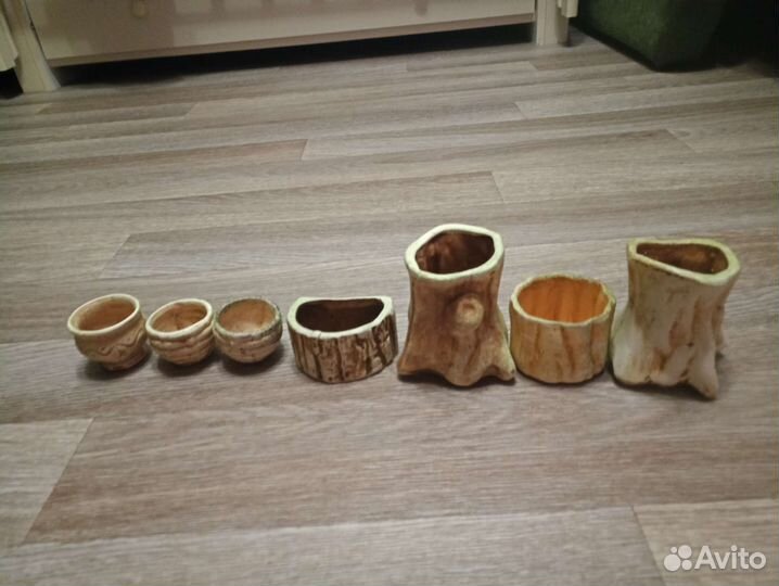 Горшок керамический для аквариума