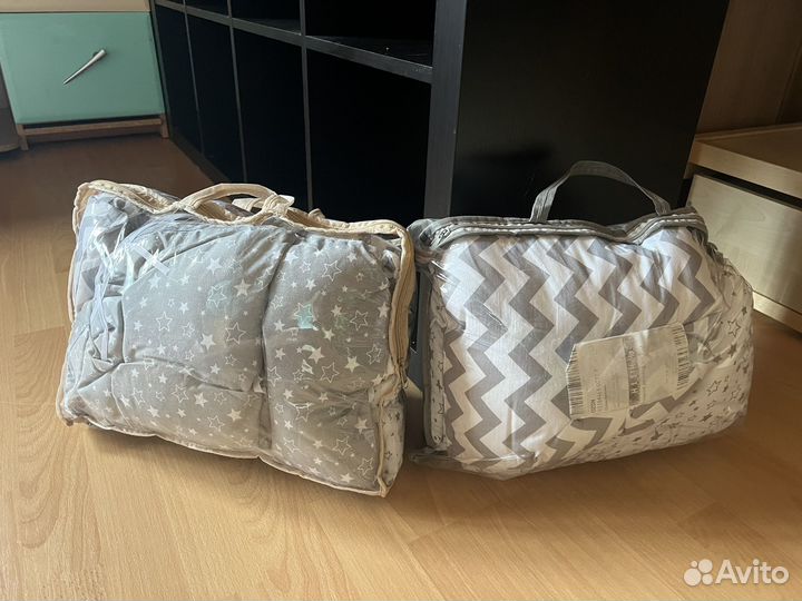 Бортики в детскую кроватку звездочки