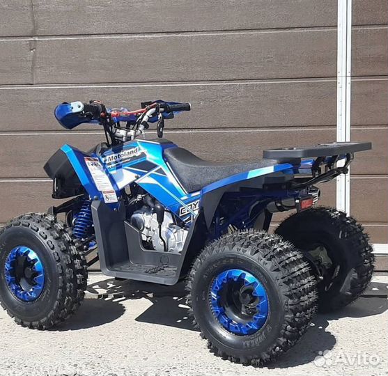 Квадроцикл Motoland coyote 125 синий