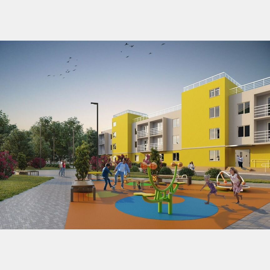Квартира-студия, 25,2 м², 1/3 эт.