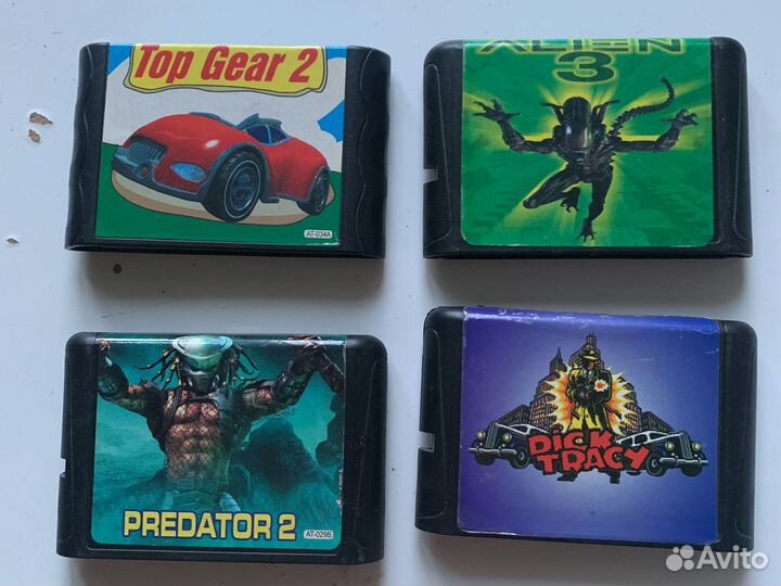 Картриджи для приставки Sega (обновлено)