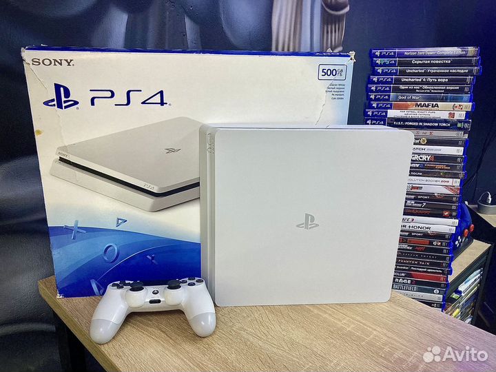 Sony playstation 4 ps4 slim 500gb White