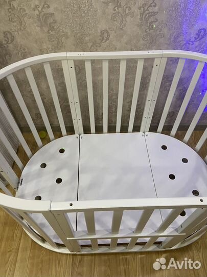 Кровать Кроватка-трансформер круглая-овальная