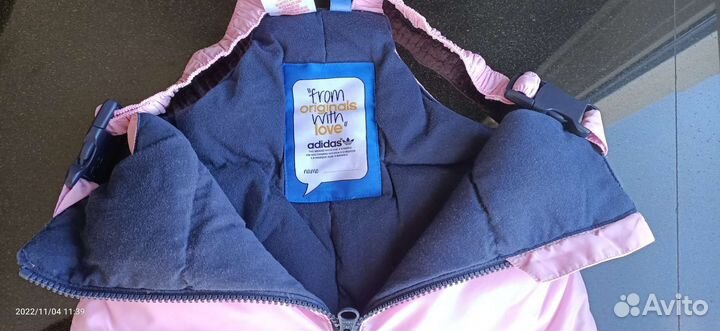 Детский зимний полукомбенизон-штаны Adidas