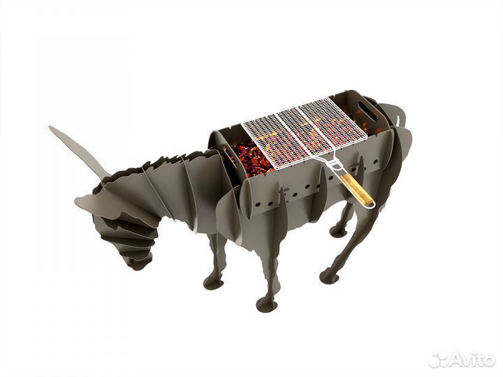 Мангал 3-д осёл