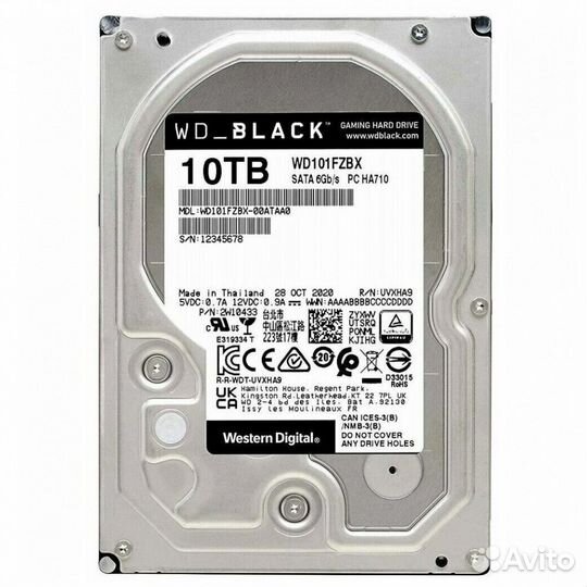 Внутренний жесткий диск Western Digital Bla 484104
