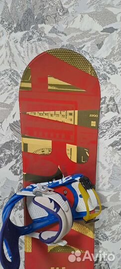 Сноуборд Aria 154.5cm+крепления Glide