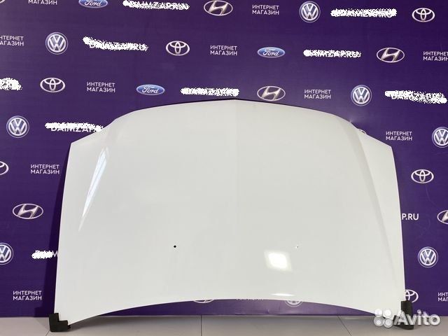 Капот Лада Гранта 1 Белый Цвет ледниковый