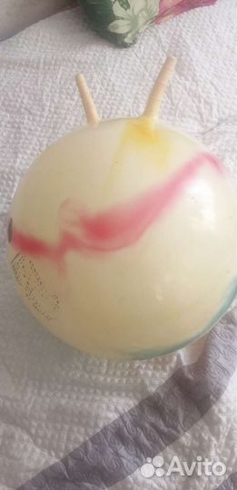 Мяч гимнастический с рожками