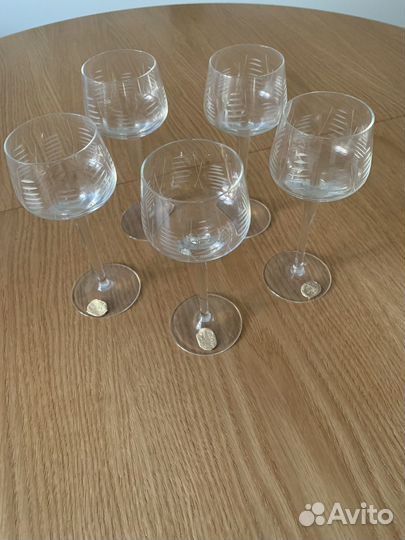 Бокалы Богемия СССР винтаж 5 шт