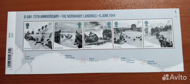 Марки Великобритании 2019 75th Anniversary D-Day