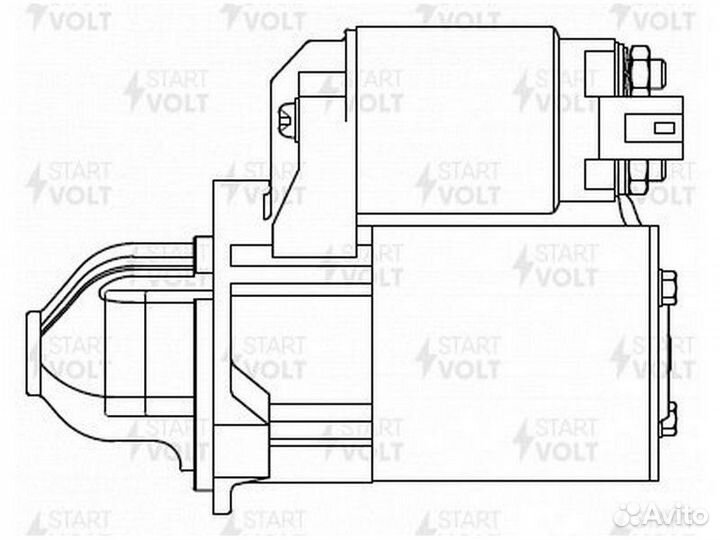 Стартер для а/м kia optima (10) /hyundai i40 (11)