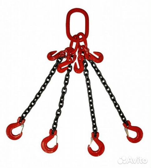Строп цепной TOR 4сц г/п 6,7 т 4,0 м с укорачивающ