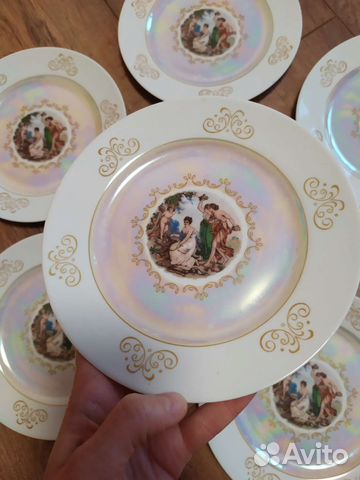 Тарелки мелкие Мадонна гдр