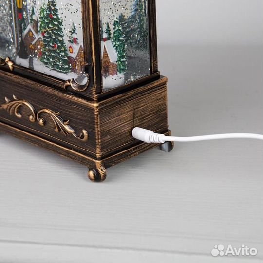 Новогодний фонарь на батарейках