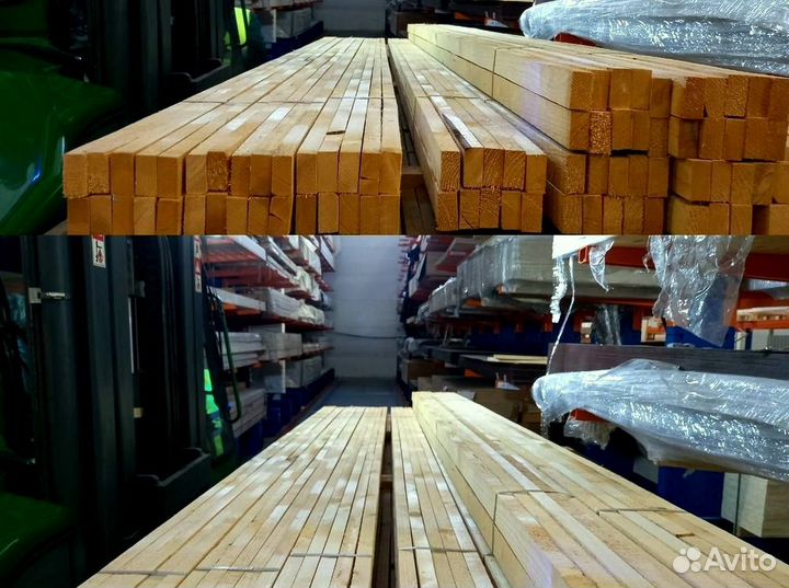 Рейка обрезная сухая 24*48*3000 мм сорт 1-2