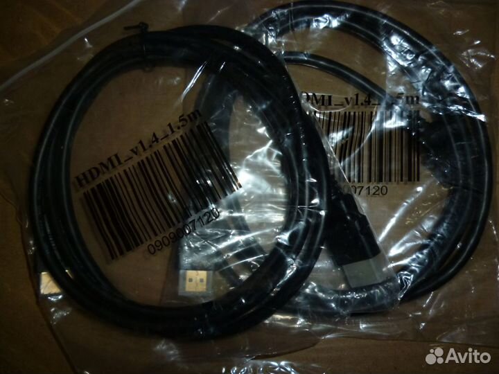 Hdmi кабель новый в упаковке длина 1.5 м