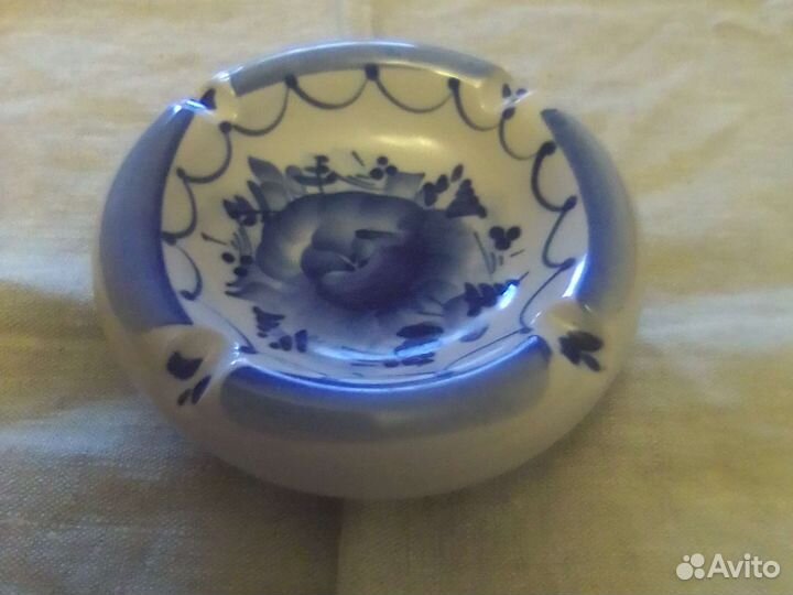 Пепельница Гжель