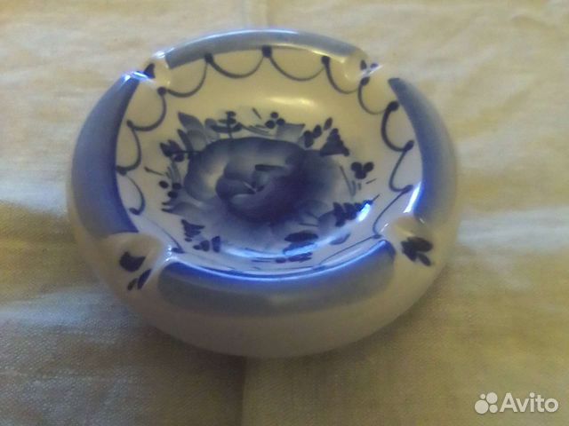 Пепельница Гжель