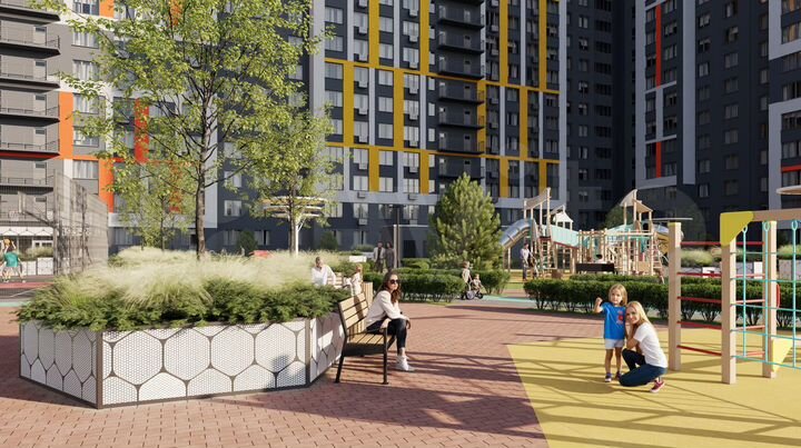 2-к. квартира, 66,4 м², 7/16 эт.