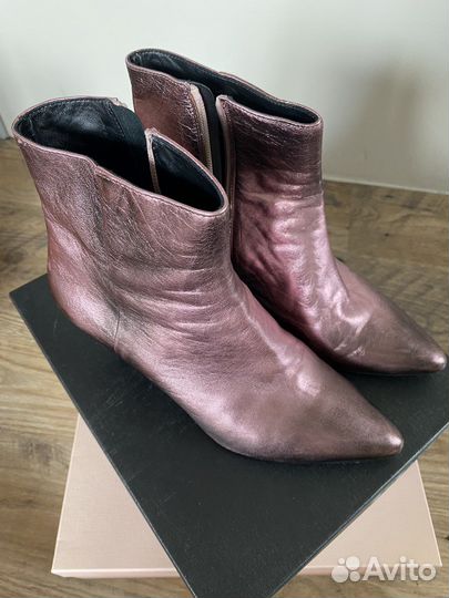 Ботильоны натуральная кожа