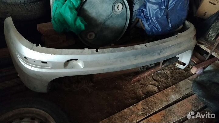 Бампер задний на largus