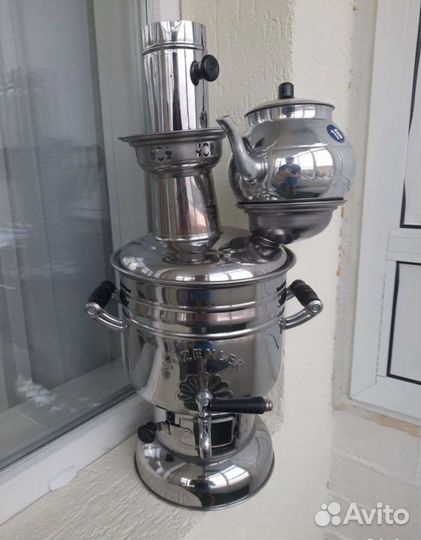 Самовар на дровах 4л Новый